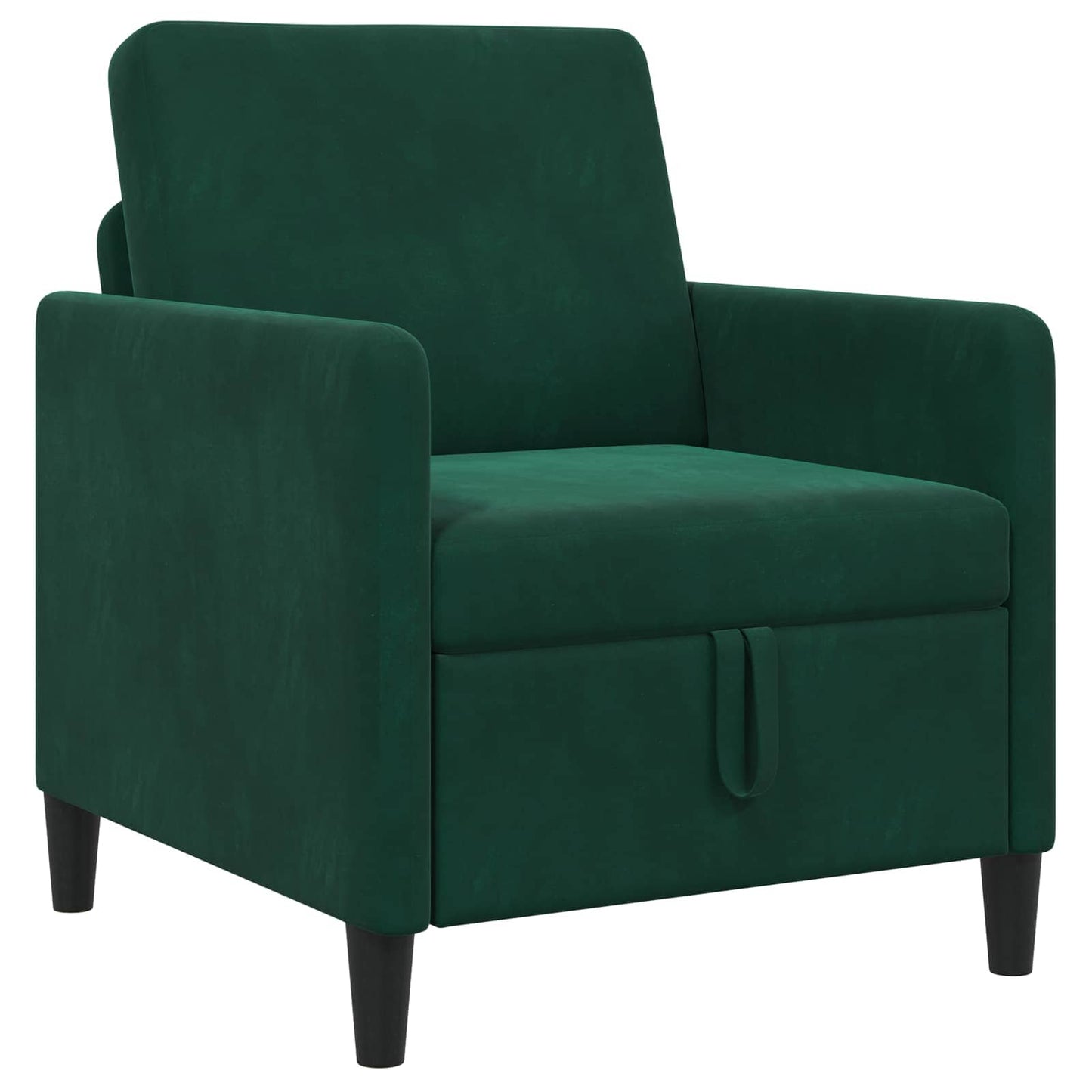 Divano con Storage Verde Scuro 72 x 78 x 87 cm Poliestere | homemem39