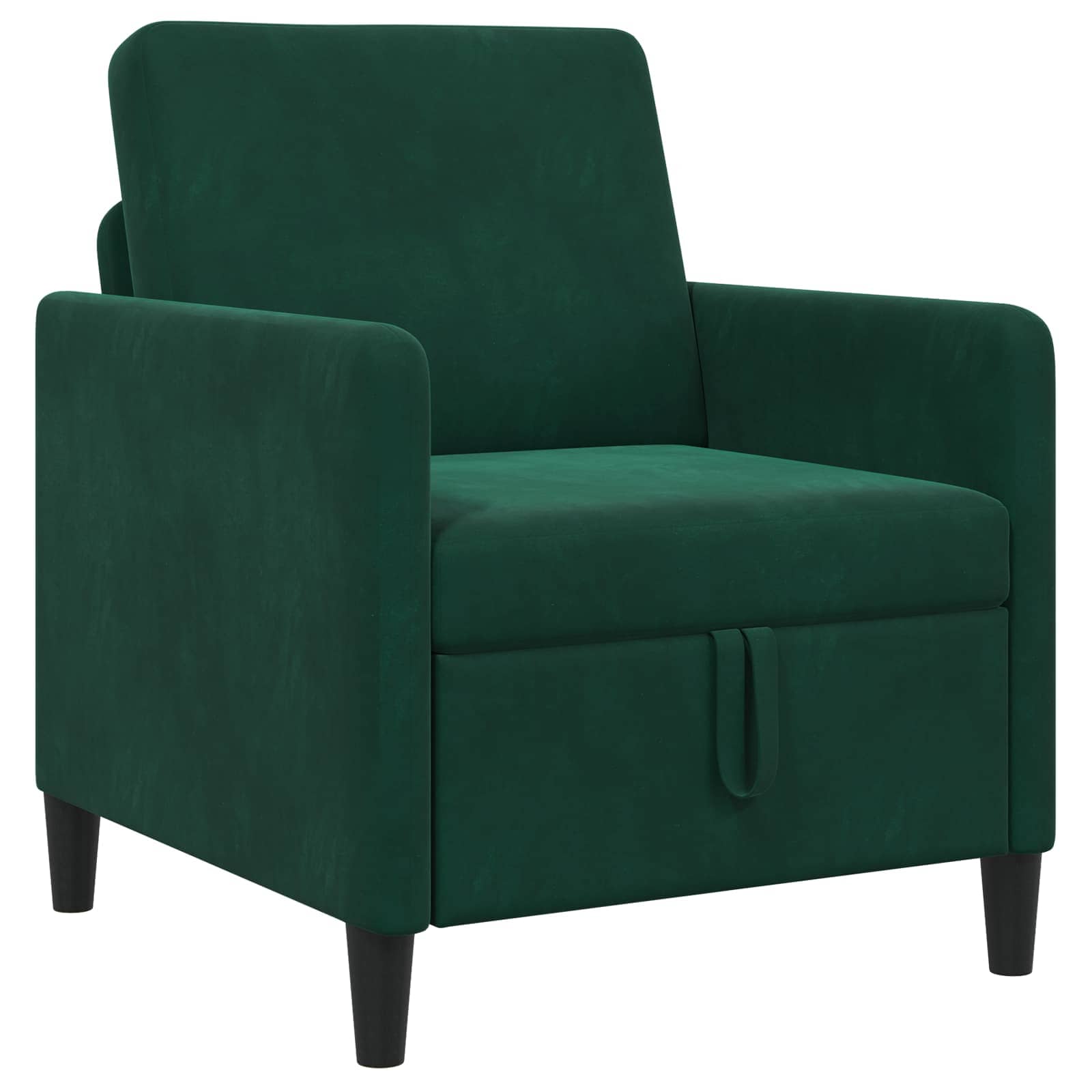 Divano con Storage Verde Scuro 72 x 78 x 87 cm Poliestere | homemem39