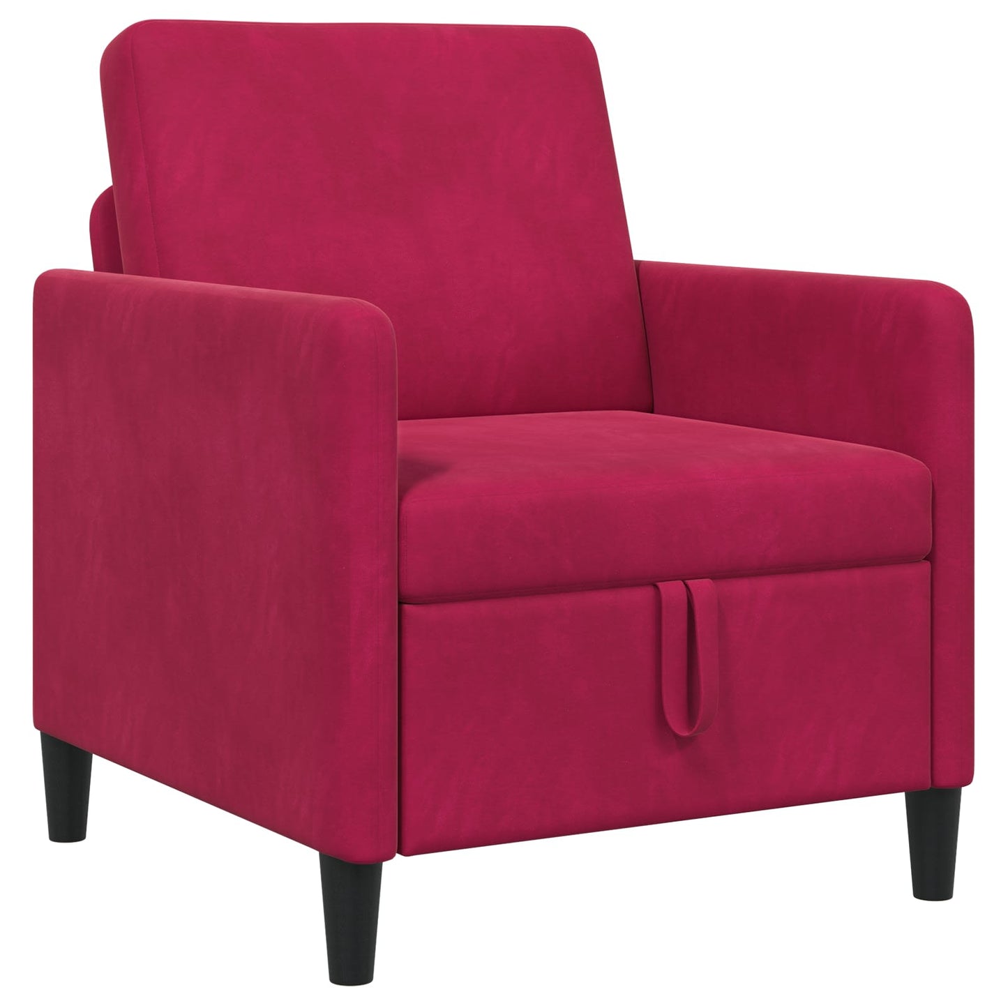 Divano con Storage Rosso Vino 72 x 78 x 87 cm Poliestere | homemem39