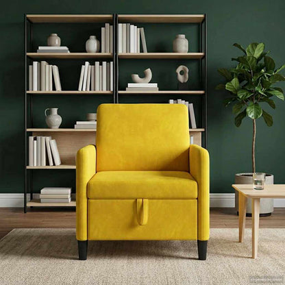 Divano con Storage Giallo 72 x 78 x 87 cm Poliestere | homemem39