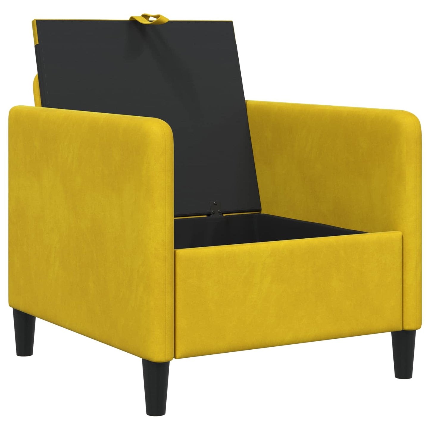 Divano con Storage Giallo 72 x 78 x 87 cm Poliestere | homemem39