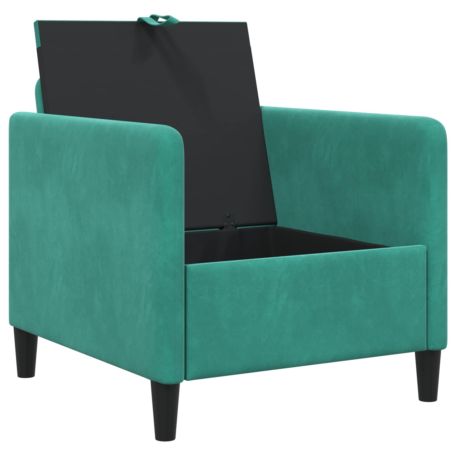 Divano con Storage Turchese 72 x 78 x 87 cm Poliestere | homemem39