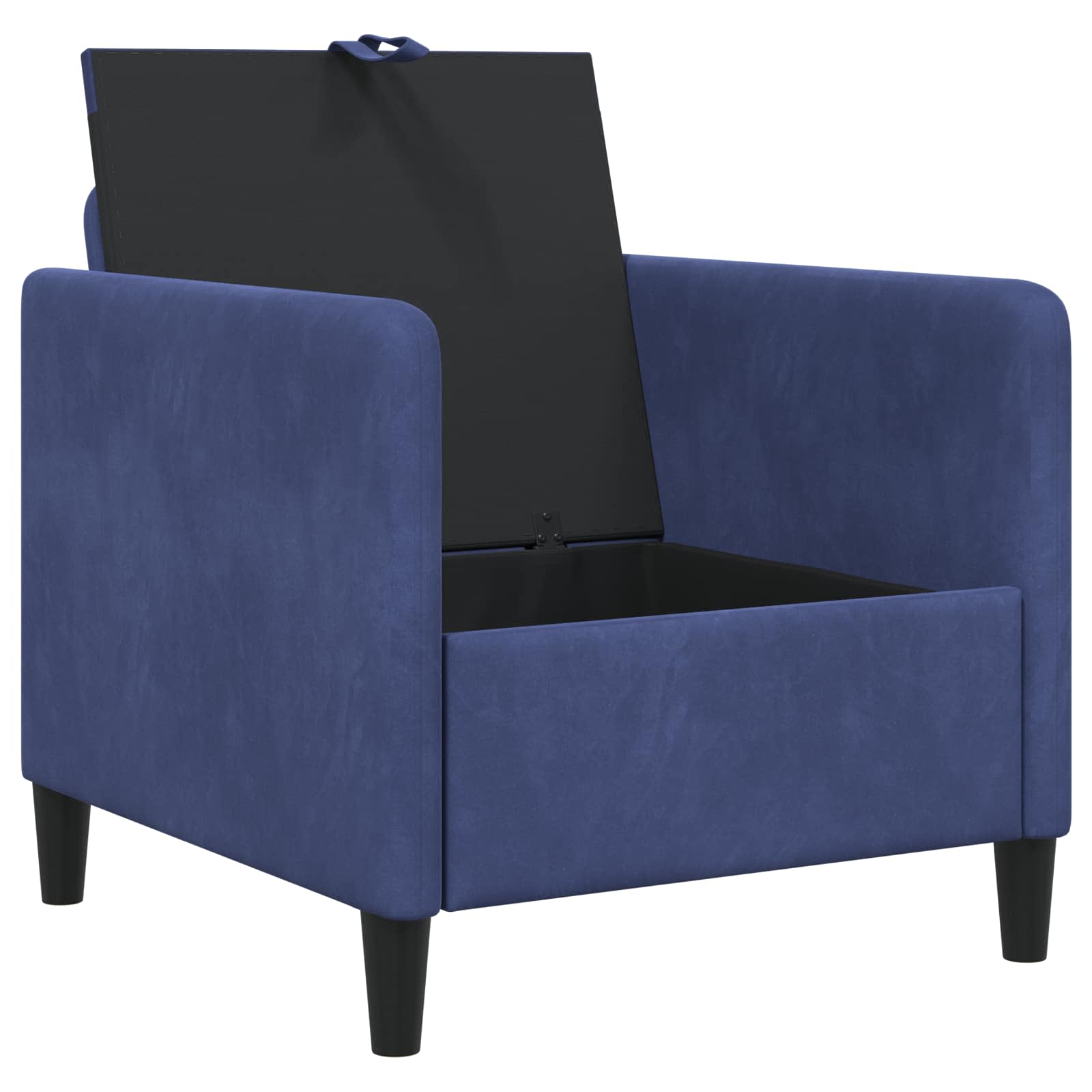Divano con Storage Blu Polizia 72 x 78 x 87 cm Poliestere | homemem39