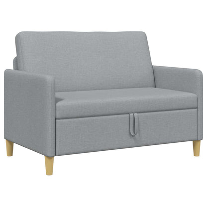 Divano con Storage Grigio Chiaro 122 x 78 x 87 cm Poliestere | homemem39