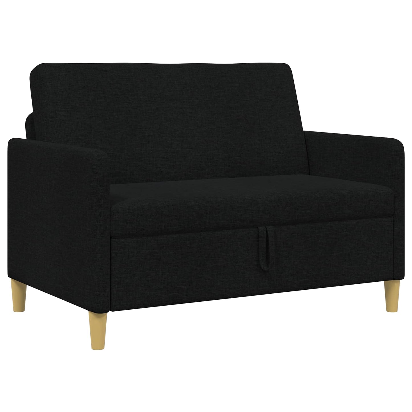 Divano con Storage Nero 122 x 78 x 87 cm Poliestere | homemem39
