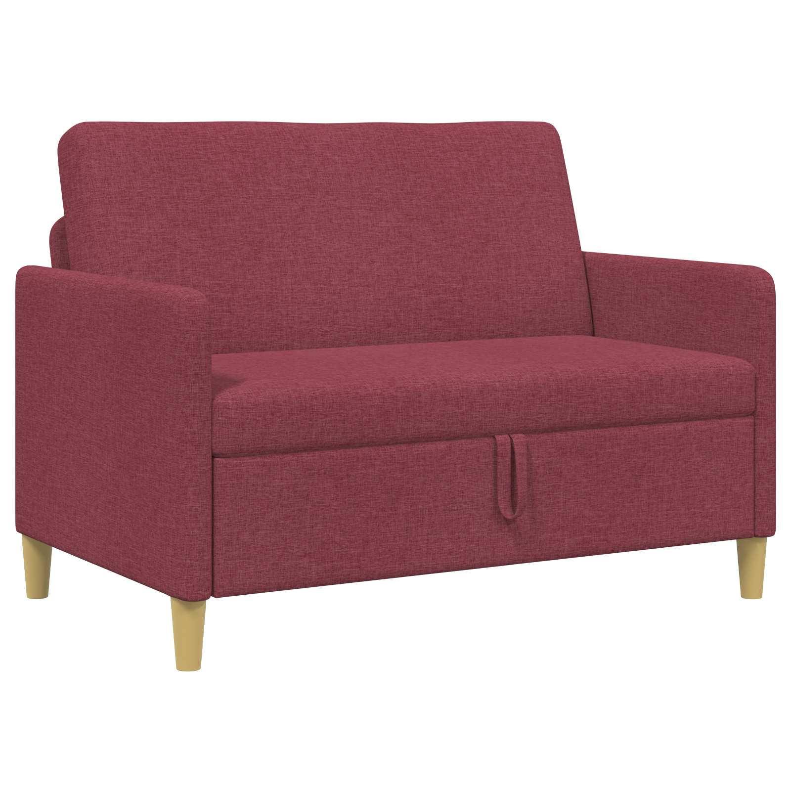 Divano con Storage Rosso Vino 122 x 78 x 87 cm Poliestere | homemem39