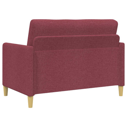 Divano con Storage Rosso Vino 122 x 78 x 87 cm Poliestere | homemem39