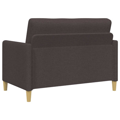 Divano con Storage Marrone Scuro 122 x 78 x 87 cm Poliestere | homemem39