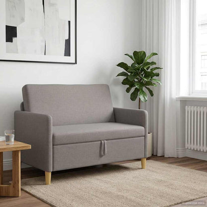 Divano con Storage Tortora 122 x 78 x 87 cm Poliestere | homemem39