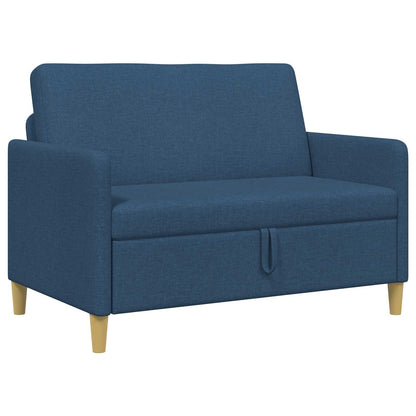 Divano con Storage Blu 122 x 78 x 87 cm Poliestere | homemem39