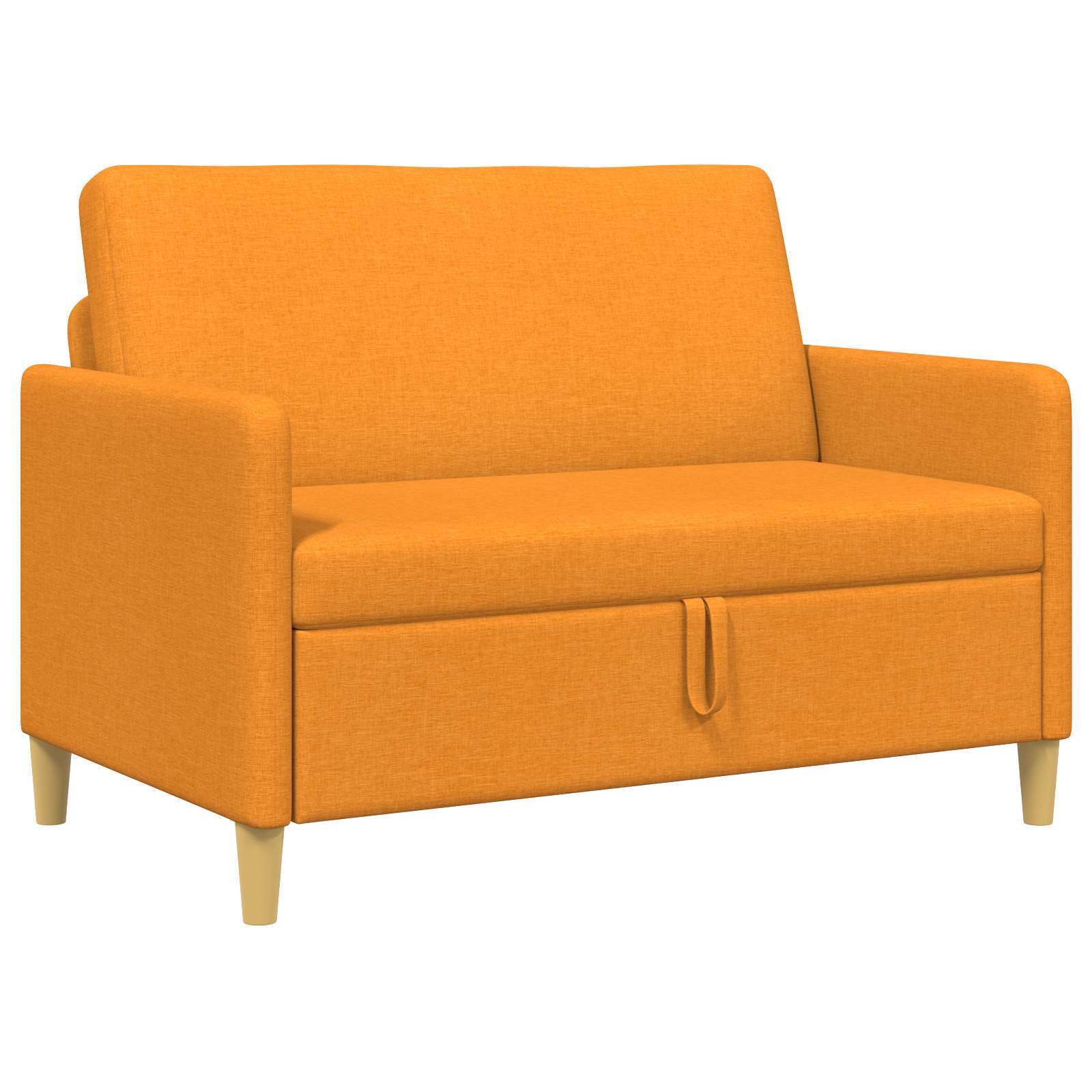 Divano con Storage Giallo Scuro 122 x 78 x 87 cm Poliestere | homemem39