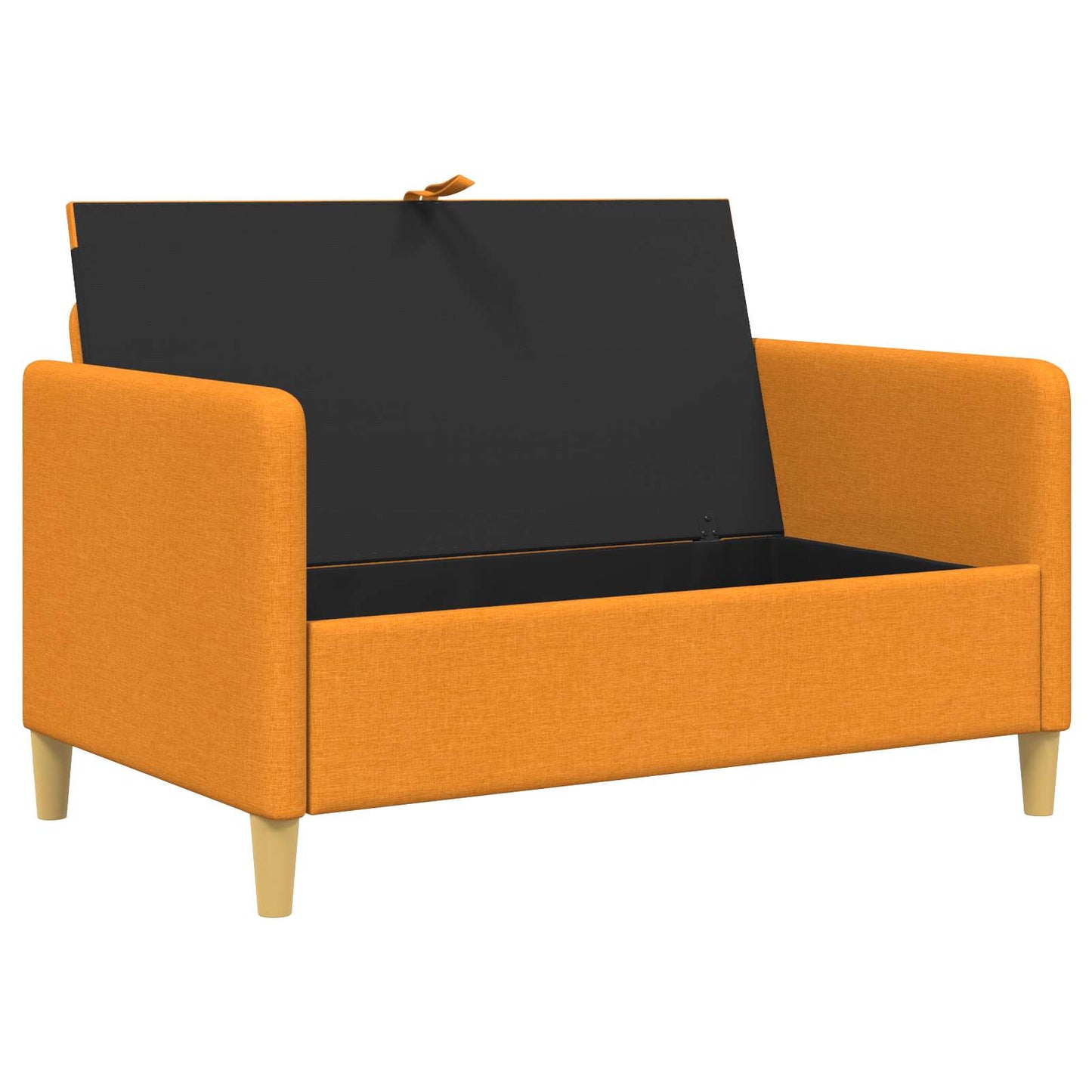 Divano con Storage Giallo Scuro 122 x 78 x 87 cm Poliestere | homemem39