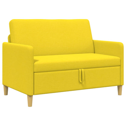 Divano con Storage Giallo Chiaro 122 x 78 x 87 cm Poliestere | homemem39
