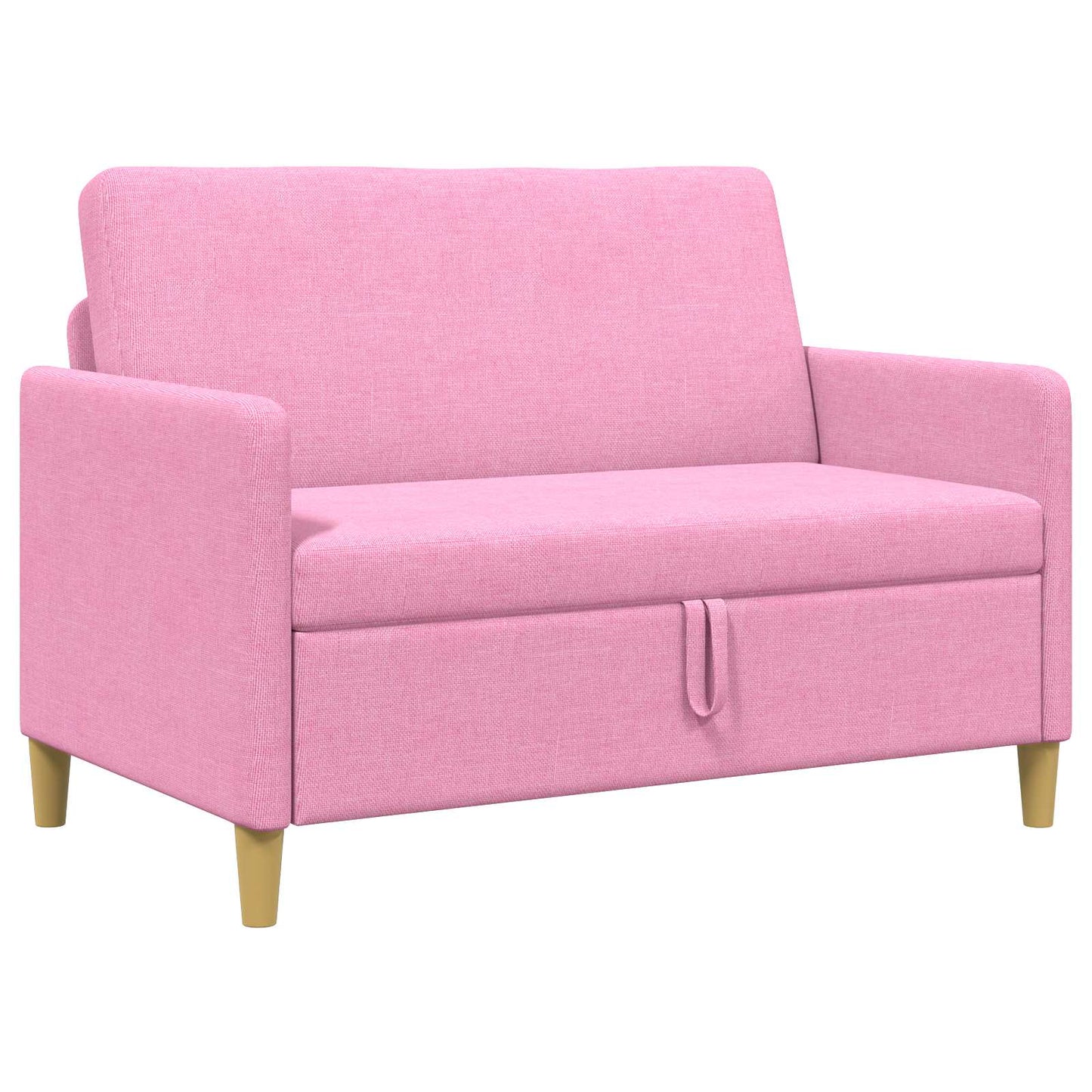Divano con Storage Rosa 122 x 78 x 87 cm Poliestere