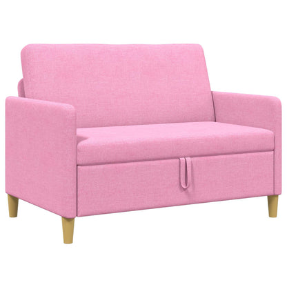 Divano con Storage Rosa 122 x 78 x 87 cm Poliestere