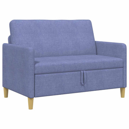 Divano con Storage Blu jeans 122 x 78 x 87 cm Poliestere
