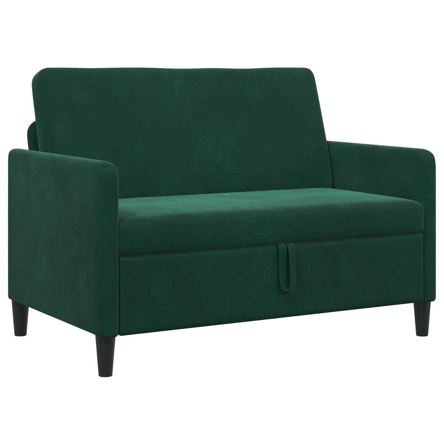 Divano con Storage Verde Scuro 122 x 78 x 87 cm Poliestere | homemem39