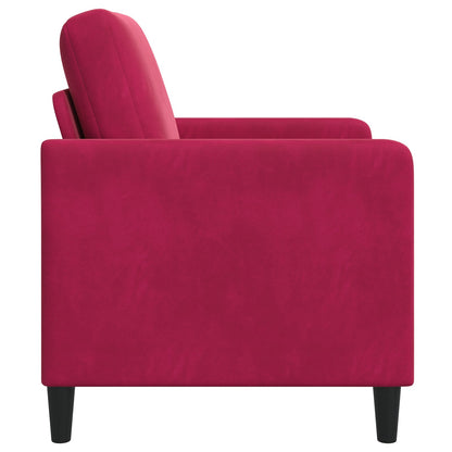 Divano con Storage Rosso Vino 122 x 78 x 87 cm Poliestere | homemem39