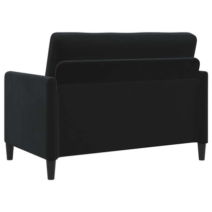Divano con Storage Nero 122 x 78 x 87 cm Poliestere | homemem39