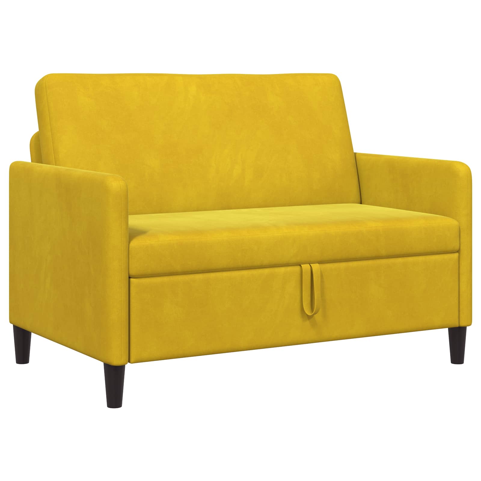 Divano con Storage Giallo 122 x 78 x 87 cm Poliestere | homemem39