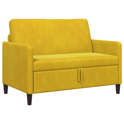 Divano con Storage Giallo 122 x 78 x 87 cm Poliestere | homemem39