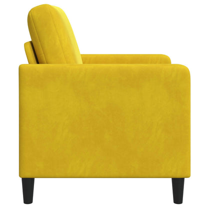 Divano con Storage Giallo 122 x 78 x 87 cm Poliestere | homemem39