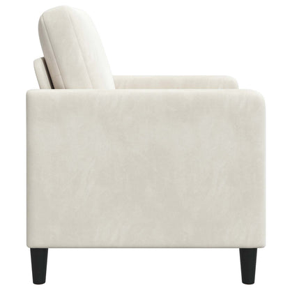 Divano con Storage Crema 122 x 78 x 87 cm Poliestere | homemem39