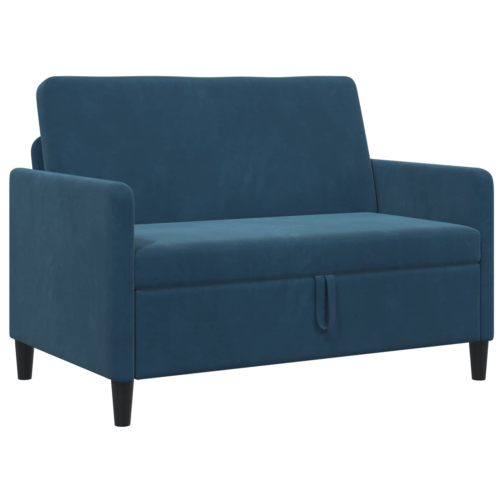 Divano con Storage Blu 122 x 78 x 87 cm Poliestere | homemem39