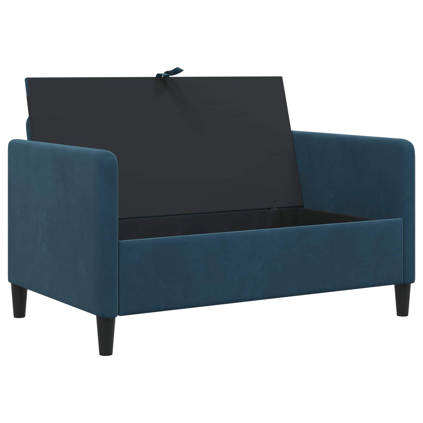 Divano con Storage Blu 122 x 78 x 87 cm Poliestere | homemem39