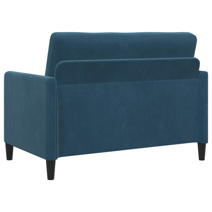 Divano con Storage Blu 122 x 78 x 87 cm Poliestere | homemem39