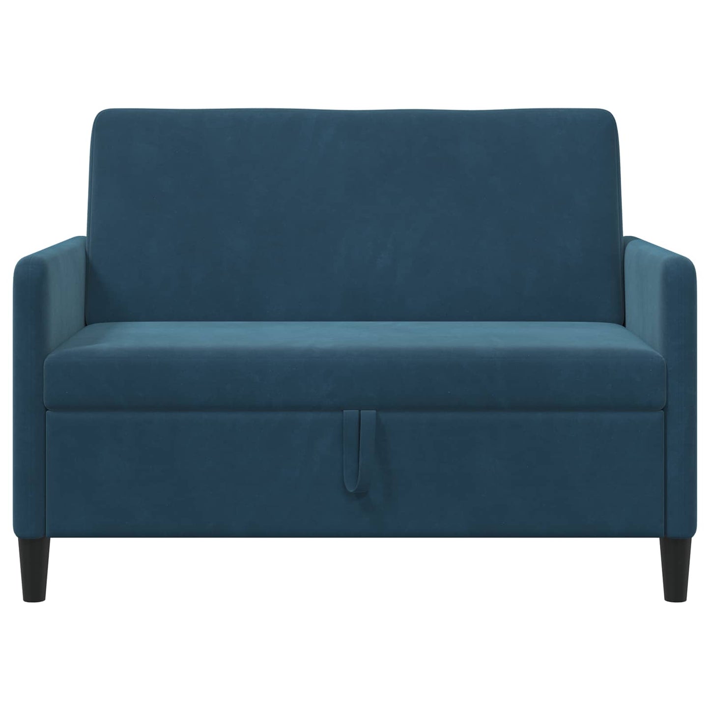 Divano con Storage Blu 122 x 78 x 87 cm Poliestere | homemem39