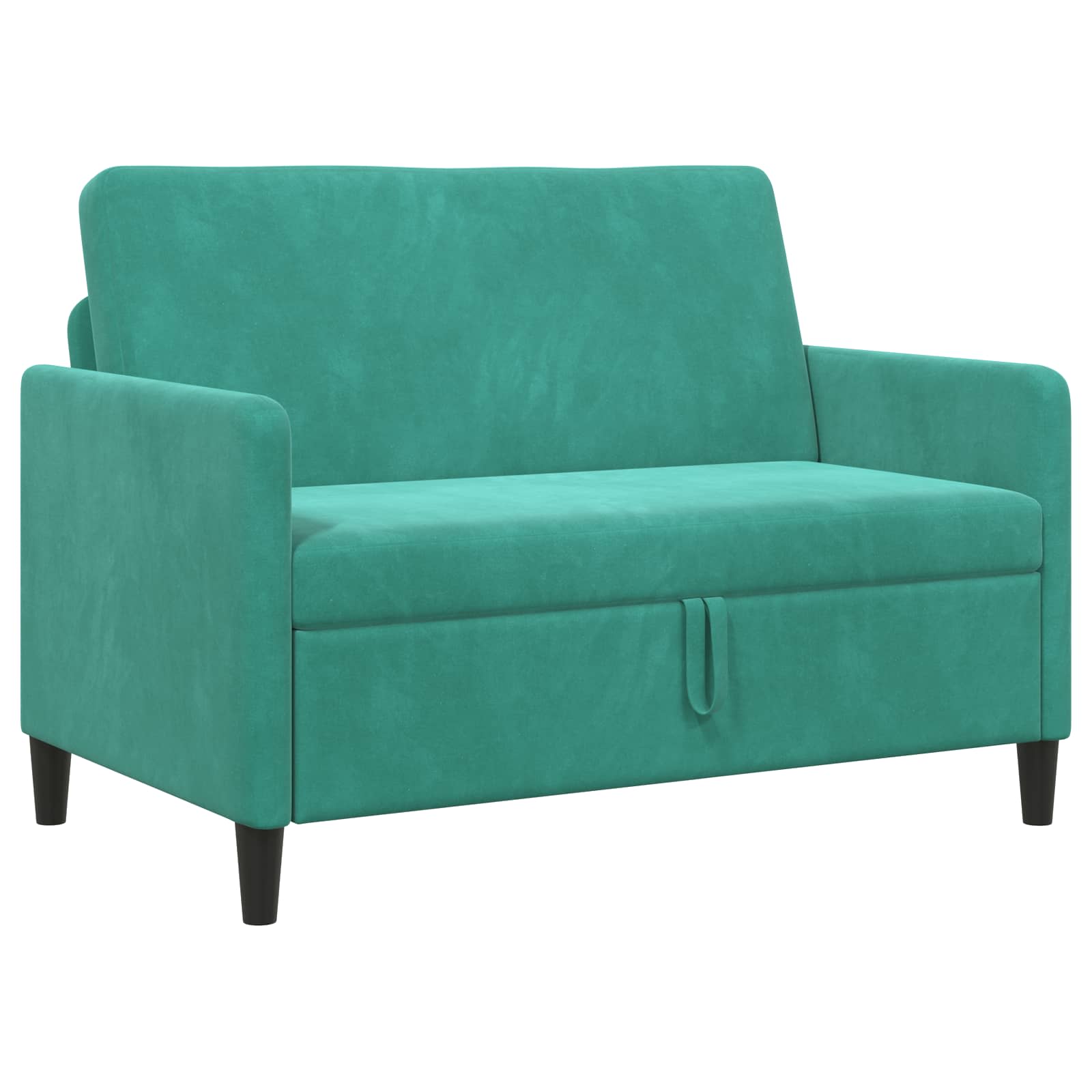 Divano con Storage Turchese 122 x 78 x 87 cm Poliestere | homemem39