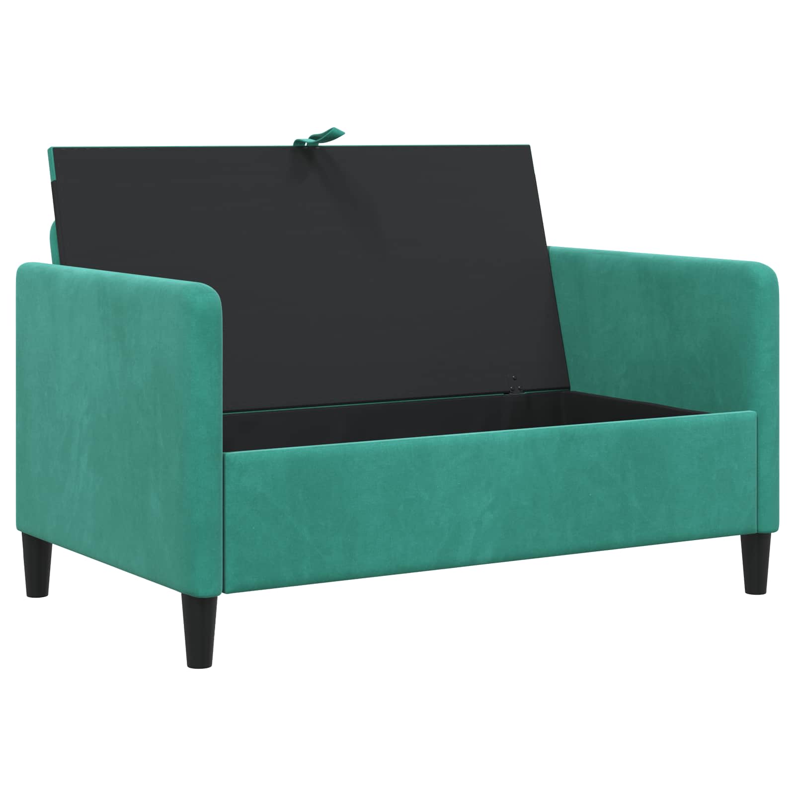 Divano con Storage Turchese 122 x 78 x 87 cm Poliestere | homemem39