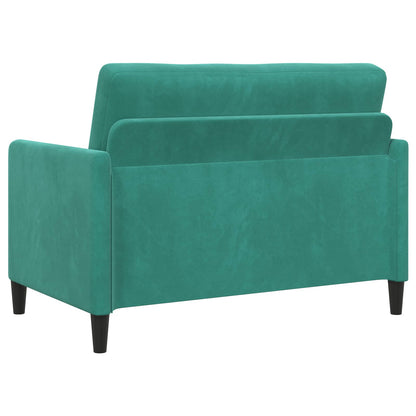 Divano con Storage Turchese 122 x 78 x 87 cm Poliestere | homemem39