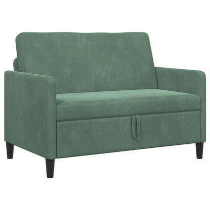 Divano con Storage Verde Mare 122 x 78 x 87 cm Poliestere | homemem39