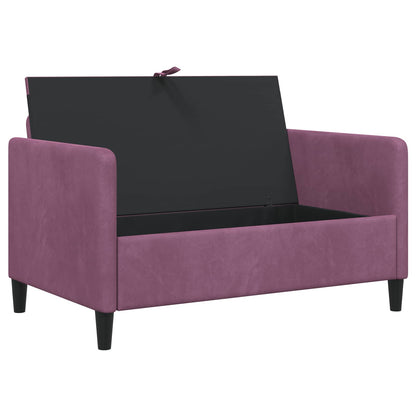 Divano con Storage Viola 122 x 78 x 87 cm Poliestere | homemem39