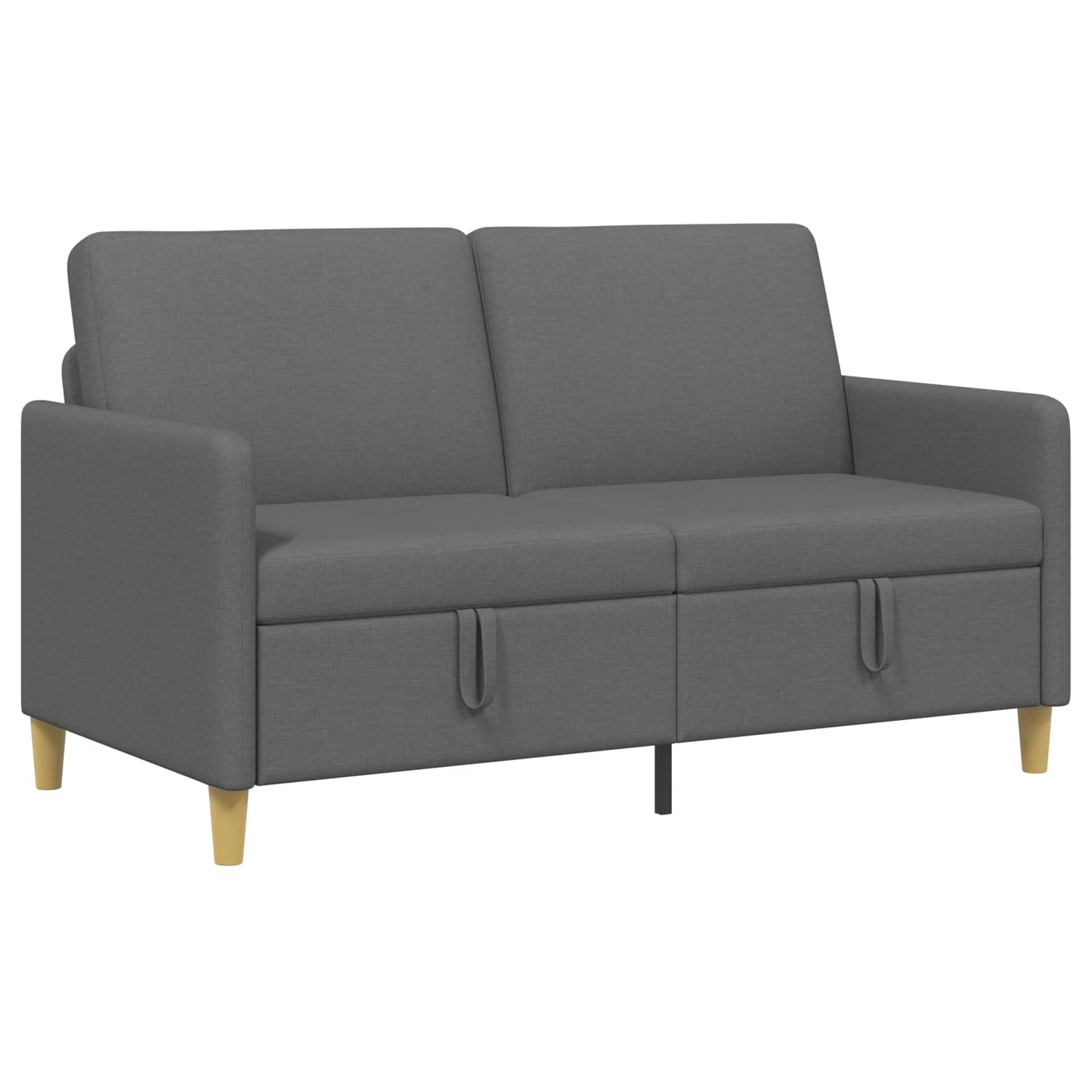 Divano con Storage Grigio Scuro 152 x 78 x 87 cm Poliestere | homemem39