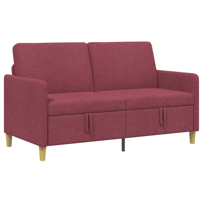 Divano con Storage Rosso Vino 152 x 78 x 87 cm Poliestere | homemem39