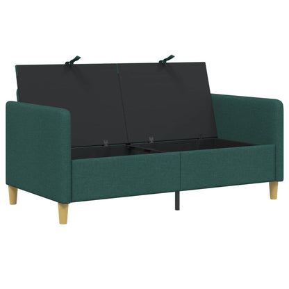 Divano con Storage Verde Scuro 152 x 78 x 87 cm Poliestere | homemem39
