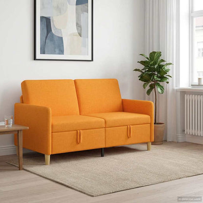 Divano con Storage Giallo Scuro 152 x 78 x 87 cm Poliestere | homemem39