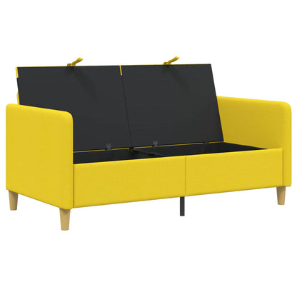 Divano con Storage Giallo Chiaro 152 x 78 x 87 cm Poliestere | homemem39