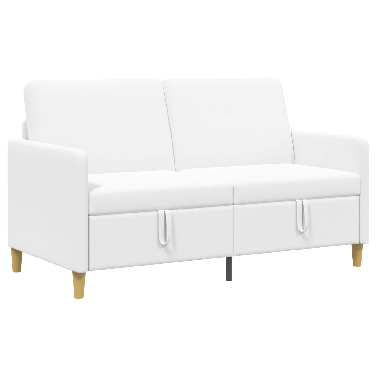 Divano con Storage Bianco 152 x 78 x 87 cm Poliestere | homemem39