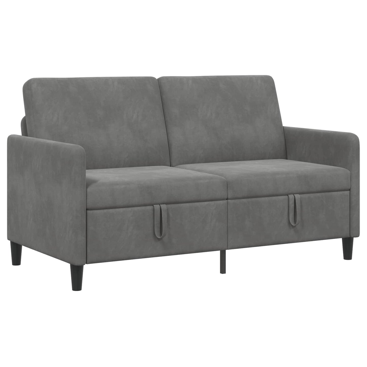 Divano con Storage Grigio Scuro 152 x 78 x 87 cm Poliestere | homemem39