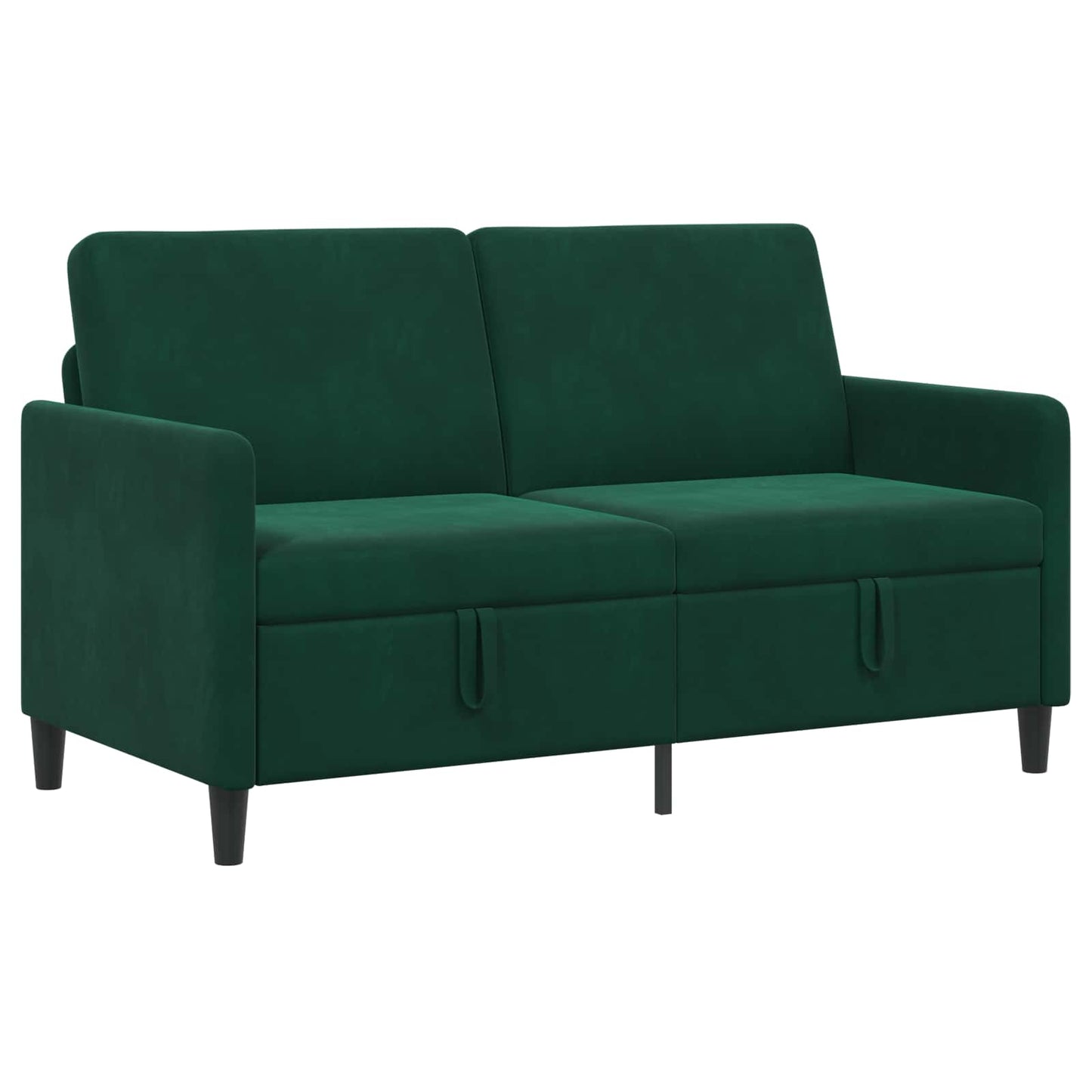 Divano con Storage Verde Scuro 152 x 78 x 87 cm Poliestere | homemem39