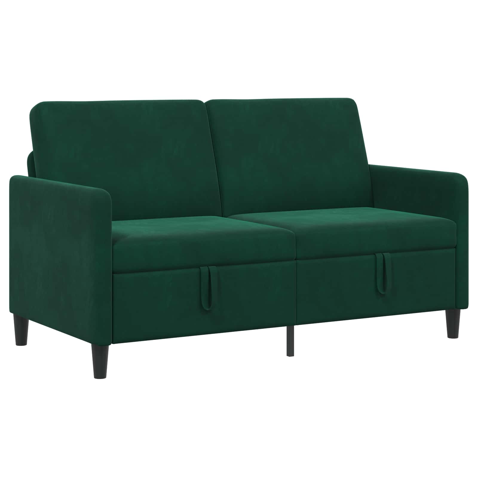 Divano con Storage Verde Scuro 152 x 78 x 87 cm Poliestere | homemem39