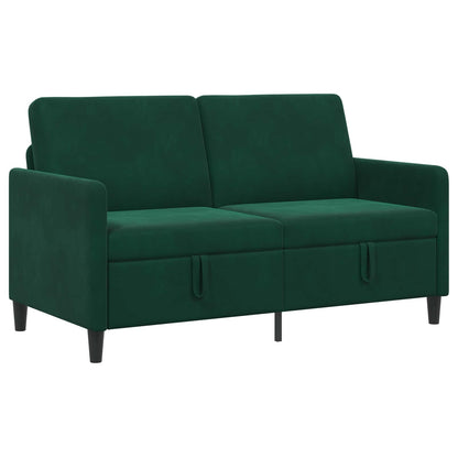 Divano con Storage Verde Scuro 152 x 78 x 87 cm Poliestere | homemem39