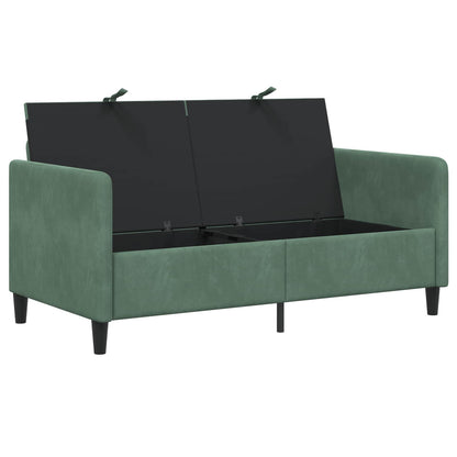 Divano con Storage Verde Mare 152 x 78 x 87 cm Poliestere | homemem39
