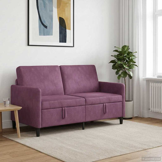Divano con Storage Viola 152 x 78 x 87 cm Poliestere | homemem39
