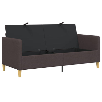 Divano con Storage Marrone Scuro 172 x 78 x 87 cm Poliestere | homemem39