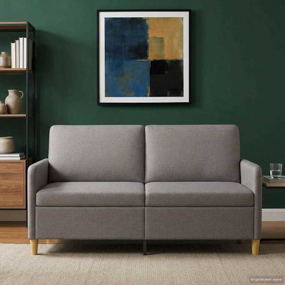 Divano con Storage Tortora 172 x 78 x 87 cm Poliestere | homemem39